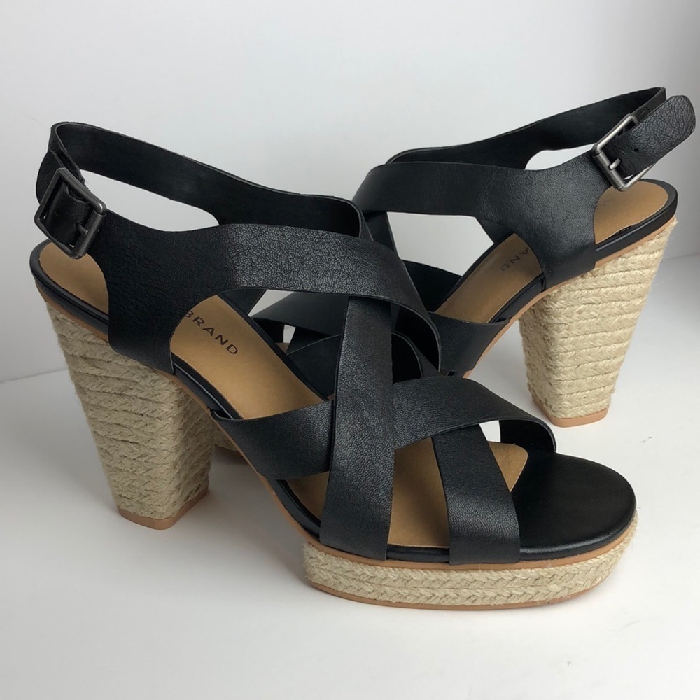 NEW Lucky Brand Cabino Platform Sandals Heels 5.5 - Picture 7 of 8